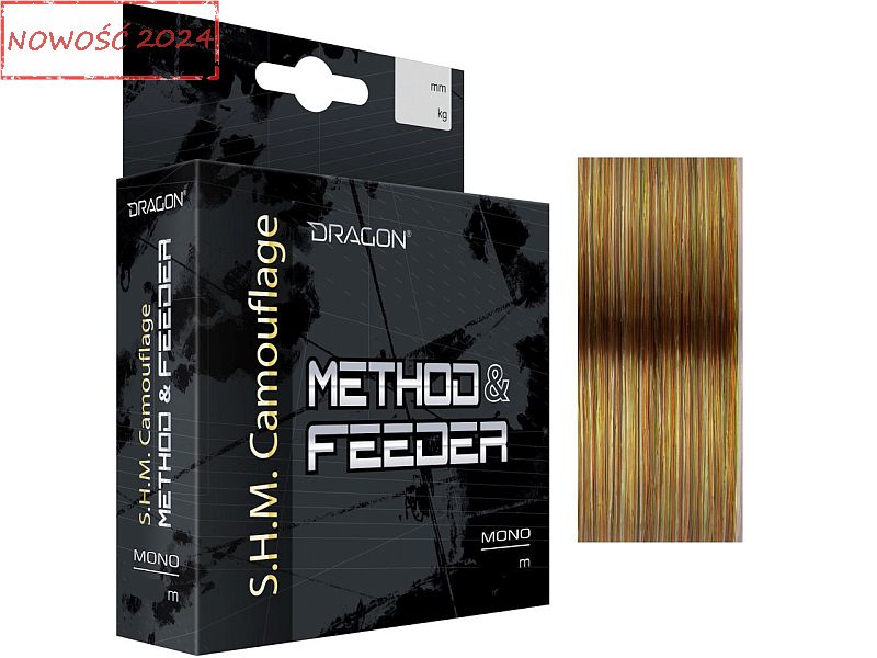 �y�ka DRAGON S.H.M. Camouflage Method & Feeder 150m 0.22mm