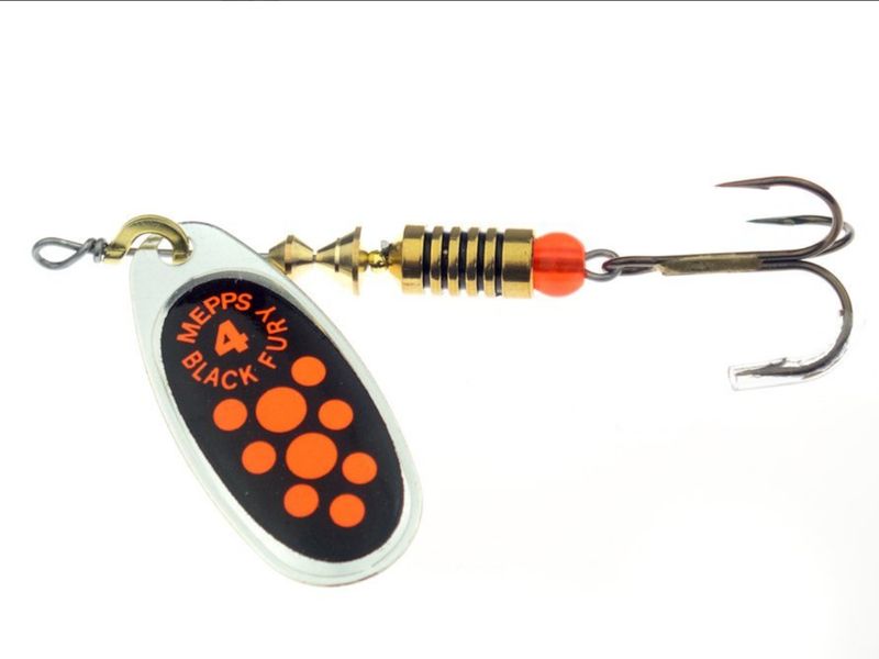 B�ystka MEPPS BLACK FURY srebrna+czerwony  Nr 4