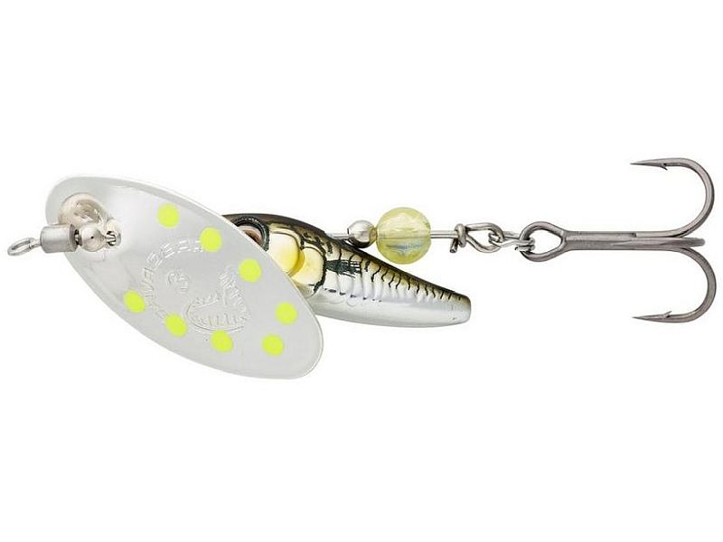 B�ystka SAVAGE GEAR Sticklebait 4.5g Nr 1 Green Silver Ayu