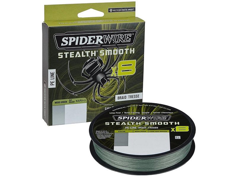 Plecionka SPIDERWIRE Stealth Smooth X8 150m Moss Green 0.15mm 