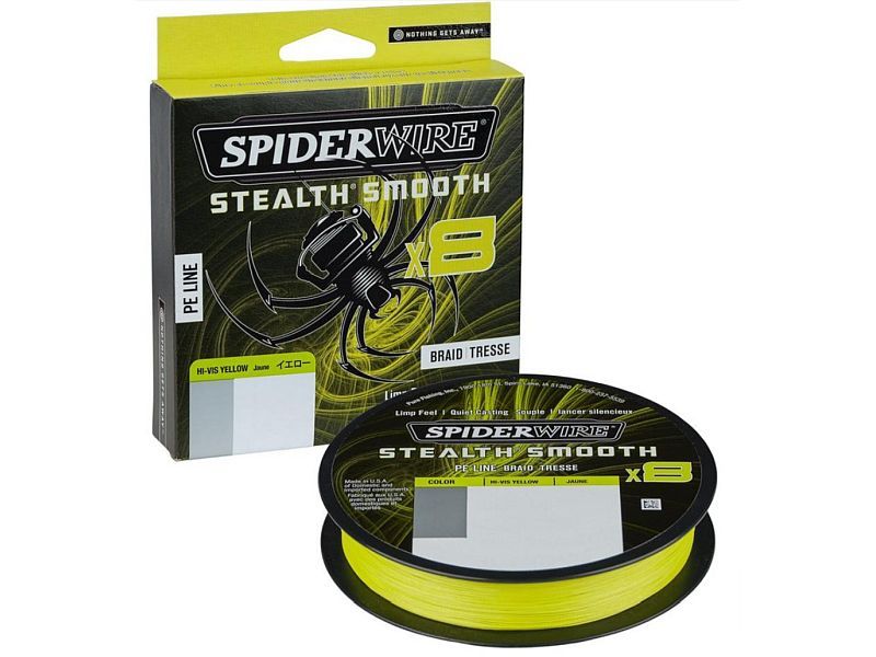 Plecionka SPIDERWIRE Stealth Smooth X8 150m Code Hi-Vis Yellow 0.13mm 