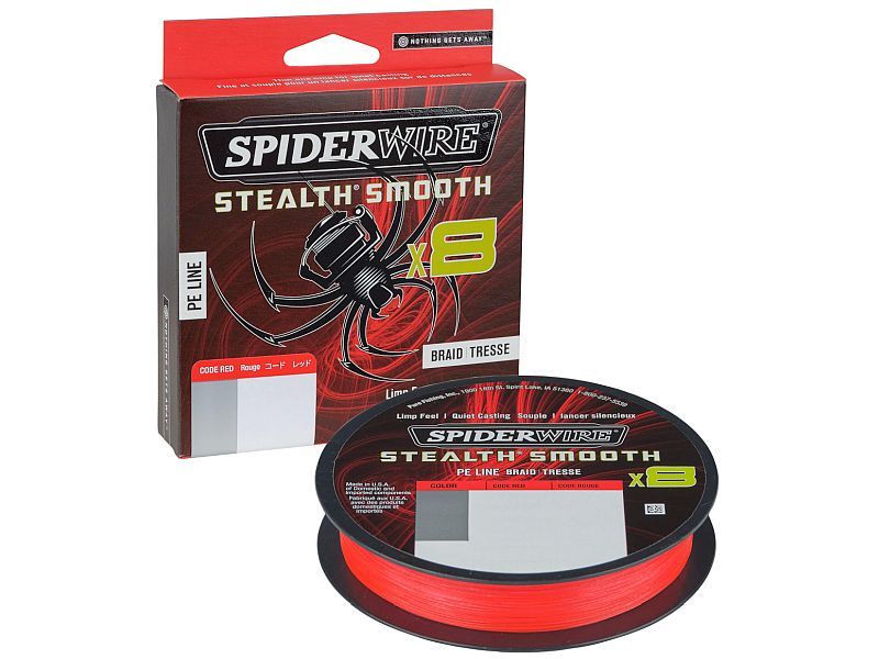 Plecionka SPIDERWIRE Stealth Smooth X8 150m Code Red 0.11mm 