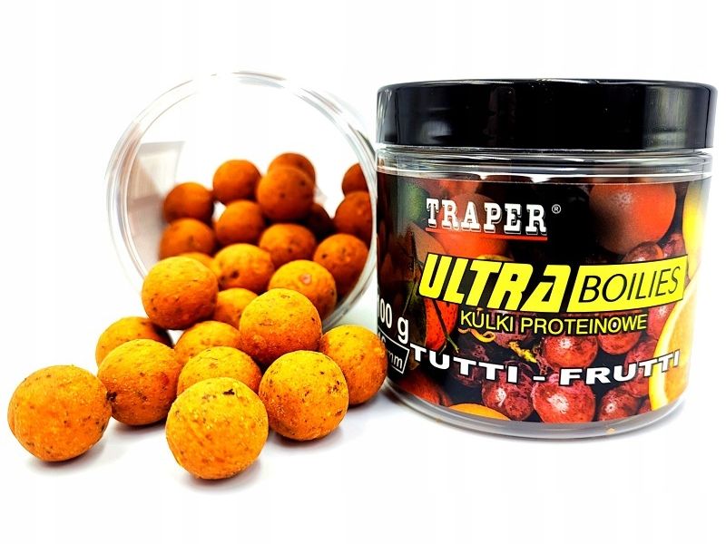 Kulki Proteinowe TRAPER Ultra Hook 100g 12mm Tutti- Frutti