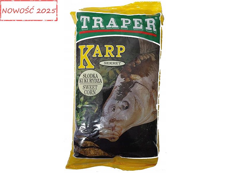 Zan�ta TRAPER 1 Kg SEKRET Karp S�odka Kukurydza