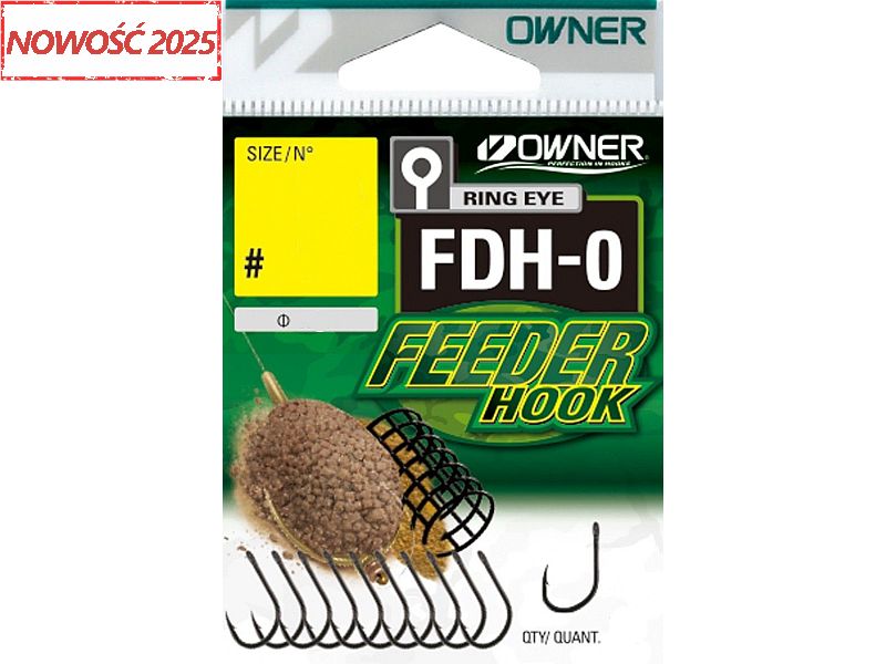 Haczyk OWNER Feeder Hook FDH-0 Nr 08 x9