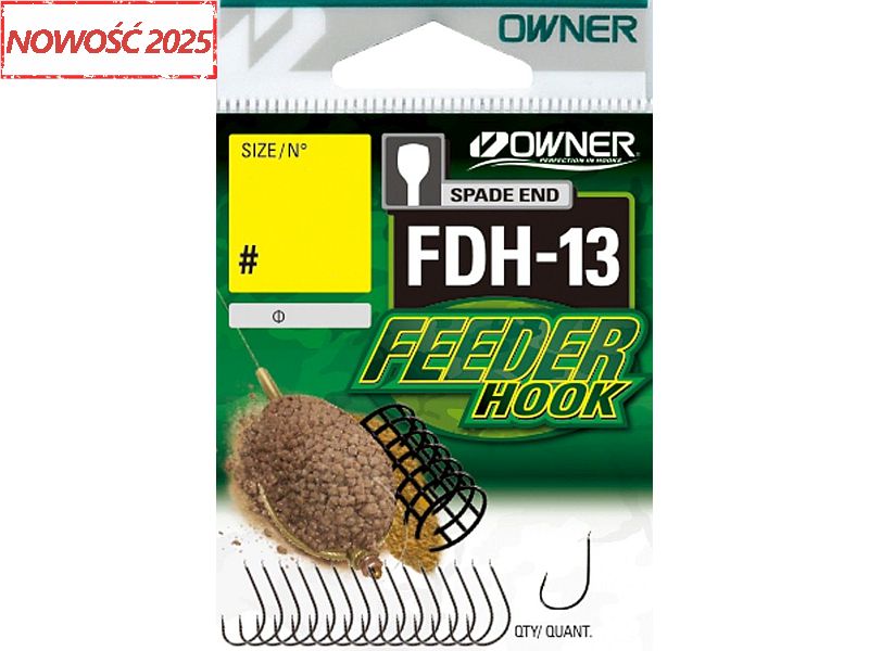 Haczyk OWNER Feeder Hook FDH-13 Nr 16 x17