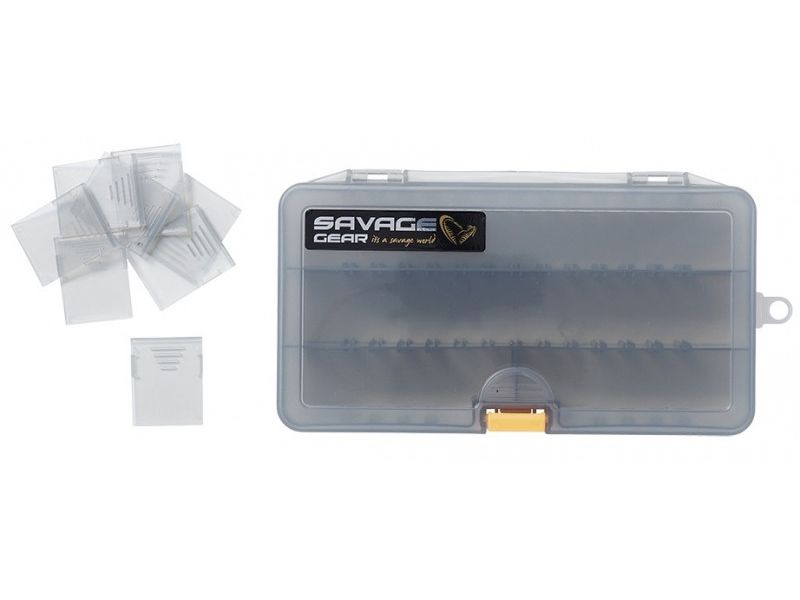 Pude�ko SAVAGE-GEAR Lure Box 4B Smoke 21.4x11.8x4.5cm