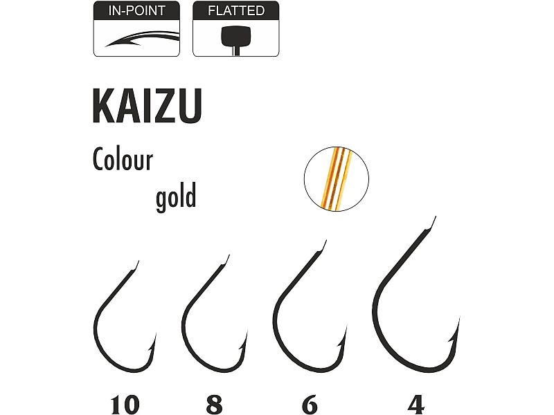 Haczyk TRAPER Specialist Kaizu Gold Nr 06x10