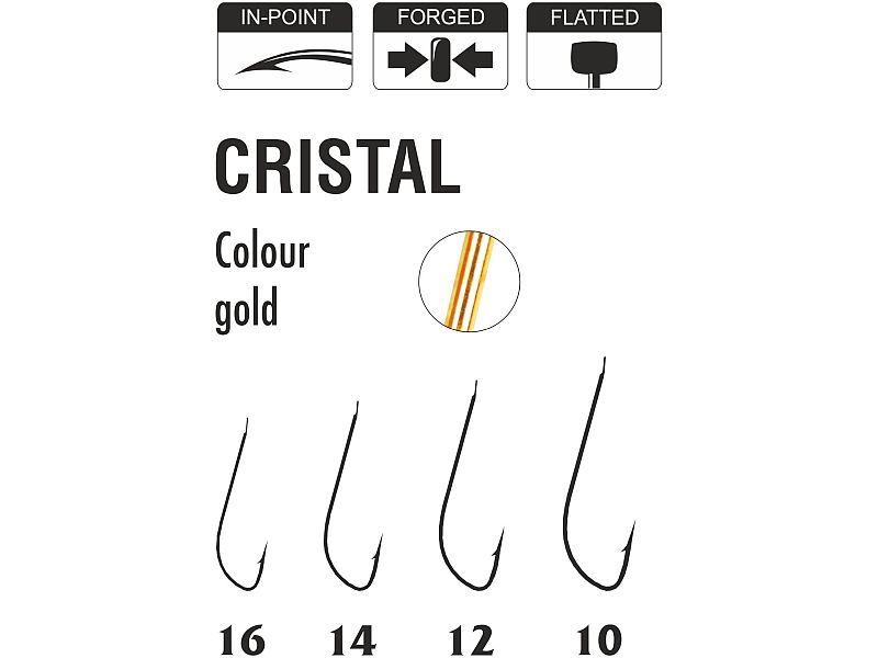 Haczyk TRAPER Specialist Cristal Gold Nr 14x10