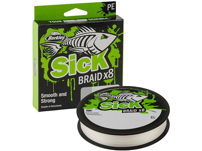 Plecionka BERKLEY Sick Braid 8x White 150m 0.08mm