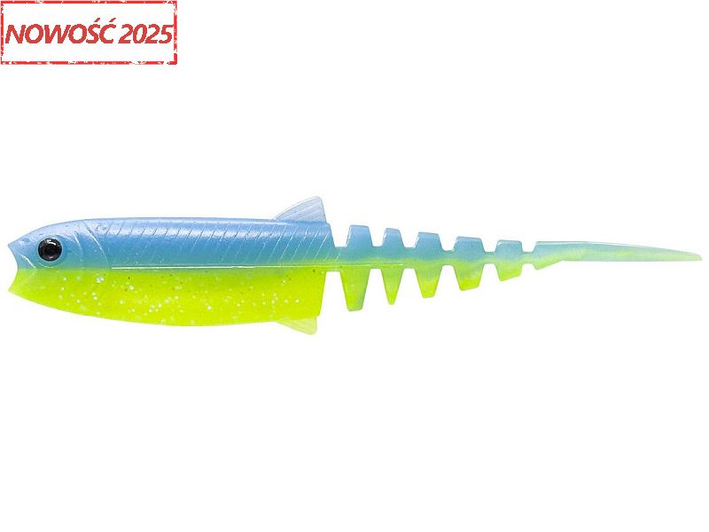 Przyn�ta Sztuczna SAVAGE GEAR Cannibal Minnow V-Tail  8cm/3.4g Blue Chartreuse