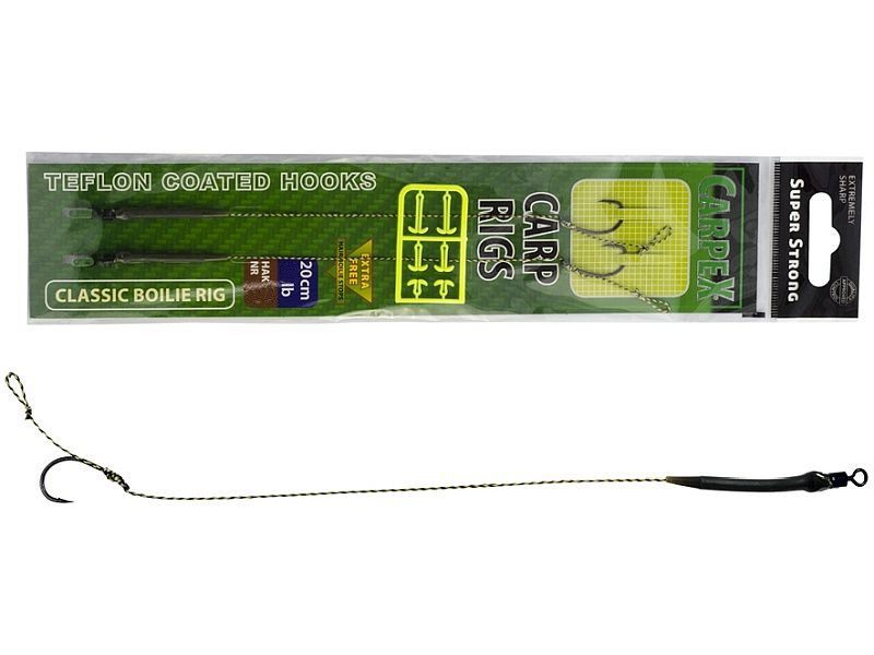 Haczyk z przyponem ROBINSON Classic Boile 20cm 15lb Nr 06 x2