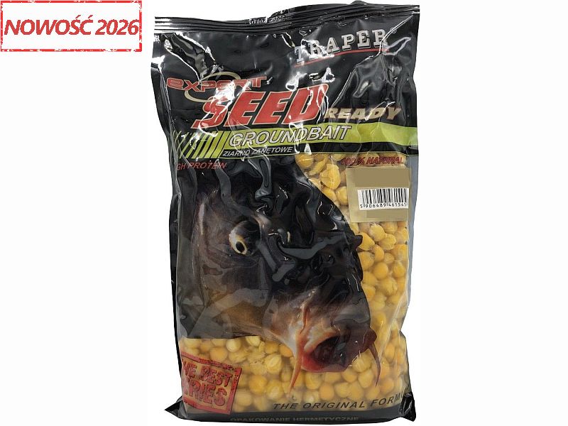Ziarno zanętowe TRAPER 1.0 kg Kukurydza Orzech Tygrysi