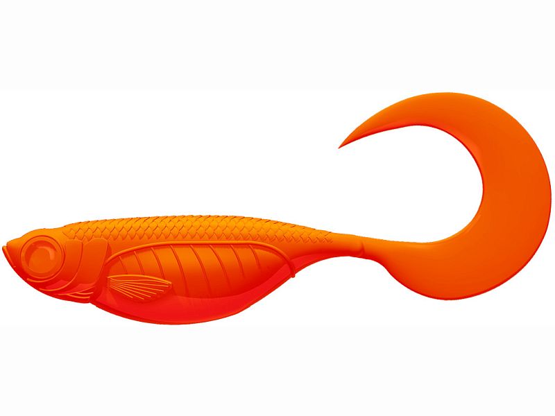 Przynęta Sztuczna LIBRA LURES Embrion Twist Tail 45mm 011 - Hot Orange