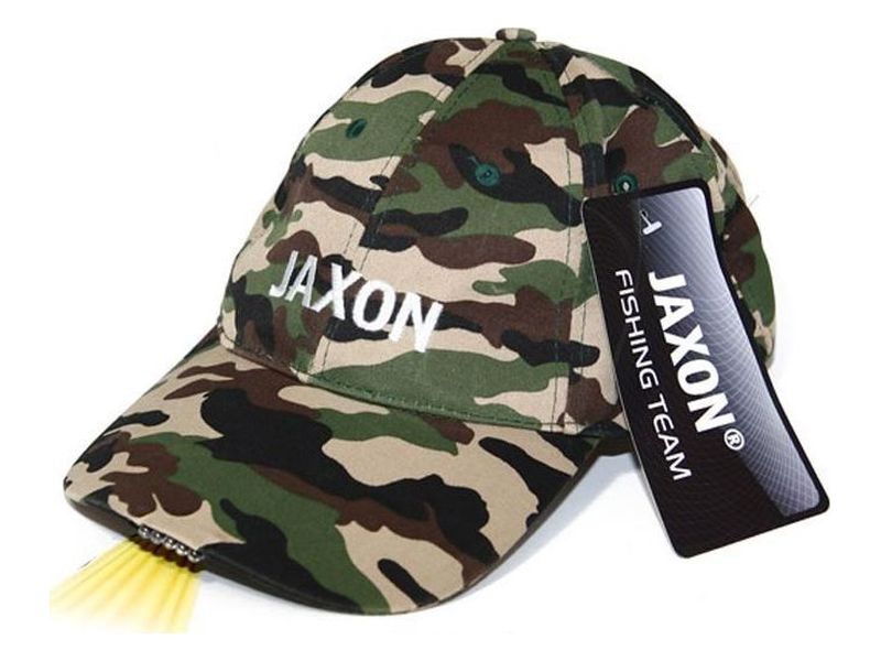 Czapka JAXON Z latark� w daszku moro/jasna E