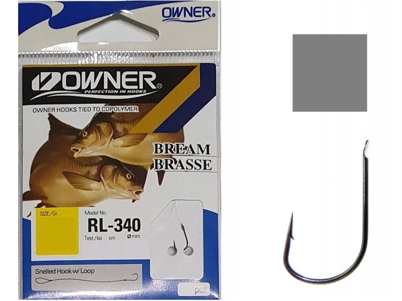 Haczyk z przyponem OWNER RL340 Nr 16 - 0.09 mm x10
