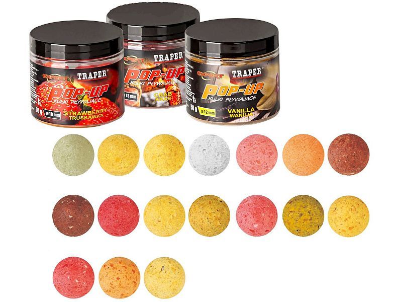 Kulki Proteinowe TRAPER P�ywaj�ce 50g 18mm Kukurydza